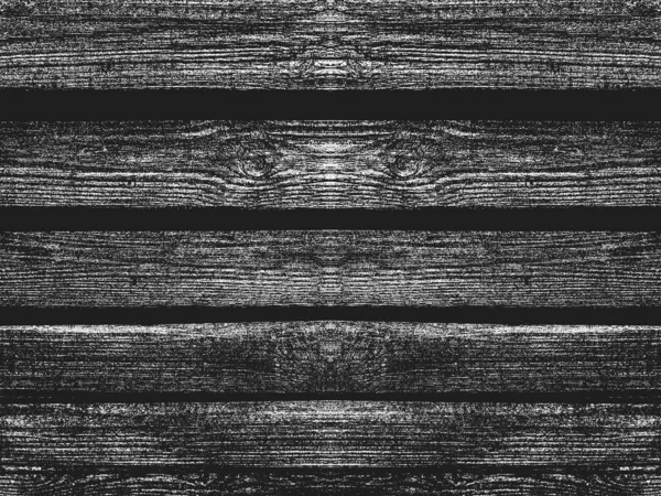 Régi Száraz Fából Készült Textúra Fekete Fehér Grunge Háttér Vektoros — Stock Vector