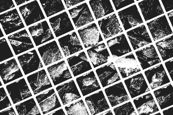 Векторна Металева Клітка Вугіллям Всередині Гранжевий Фон Шпалер Веб Дизайну — стоковий вектор