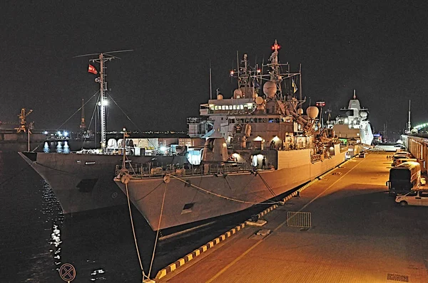 Eskadra Nato Przybyła Portu Wspólnych Ćwiczeniach Marynarką Ukraińską — Zdjęcie stockowe