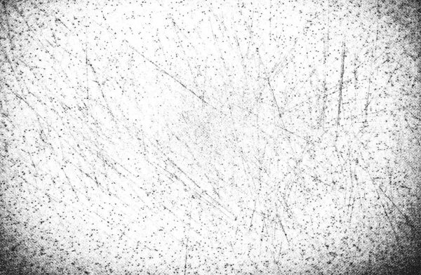 Sıkıntı eski paslı soyulmuş, çatlak boya ile scrathed metal vektör doku. Eps8 illüstrasyon. Siyah beyaz grunge arka plan.