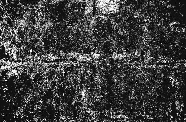 Біда Стара Тріснута Бетонна Векторна Текстура Eps8 Ілюстрація Чорно Білий — стоковий вектор
