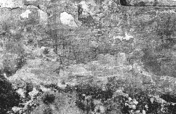Старая Потрескавшаяся Бетонная Векторная Текстура Eps8 Иллюстрация Черно Белый Гранж — стоковый вектор