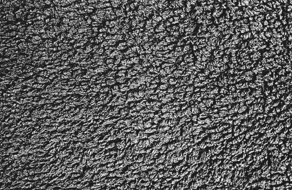 Distress Grunge Vektor Textur Von Frottee Handtuch Schwarz Weißer Hintergrund — Stockvektor