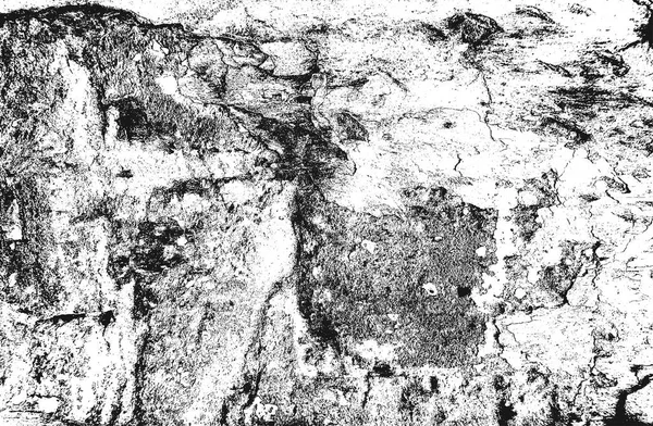 Gestörte Oberflächenstruktur Aus Rissigem Beton Stein Oder Asphalt Grunge Hintergrund — Stockvektor