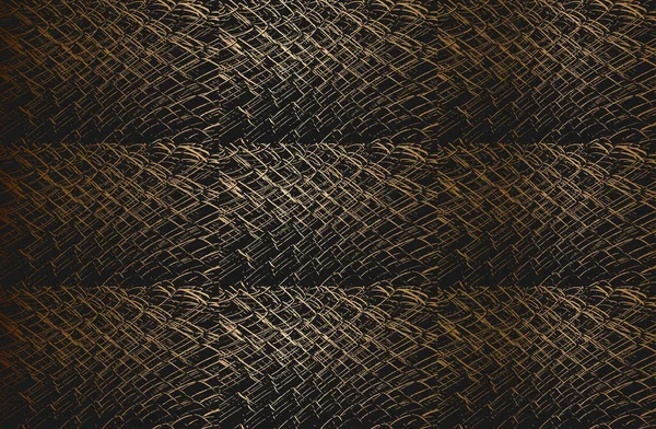 Set Collage Détresse Doré Vieux Pelé Rouillé Texture Vectorielle Rayé — Image vectorielle