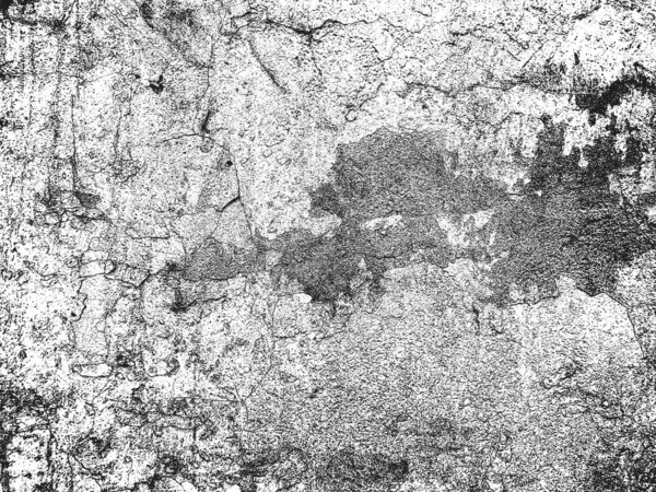 Zmatená Překrytá Textura Popraskaného Betonu Omítky Cementu Grunge Pozadí Abstraktní — Stockový vektor