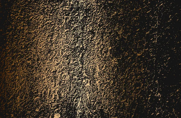 Texture Dorée Surcouche Béton Fissuré Pierre Asphalte Arrière Plan Grunge — Image vectorielle