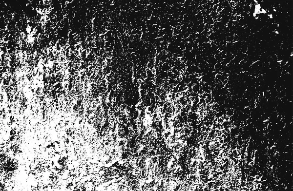錆びた皮付き金属の悲痛なオーバーレイテクスチャ グランジの背景 抽象的なハーフトーンベクトル図 — ストックベクタ
