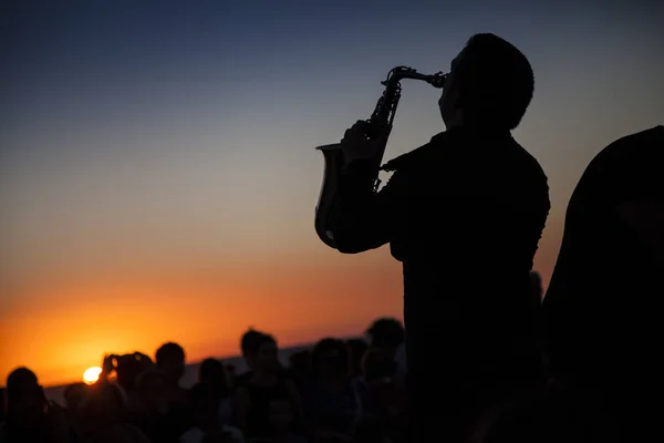 Concierto de orquesta filarmónica al atardecer —  Fotos de Stock