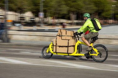 cargo bike clipart