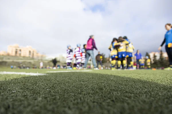 Rugby kids match — Stockfoto