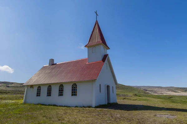 Kostel Breidavik, Island — Stock fotografie