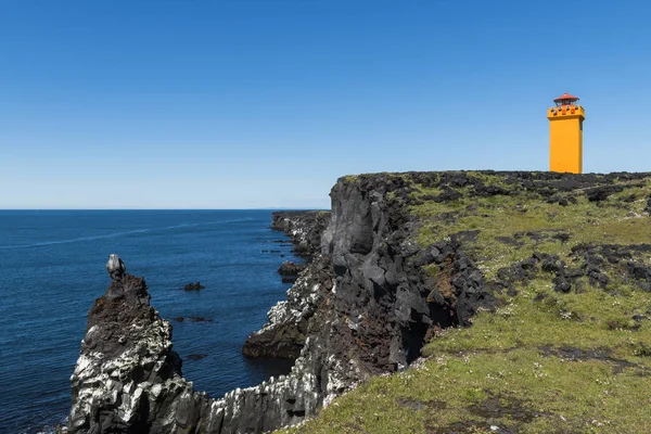 Faro de Svortuloft Islandia — Foto de Stock
