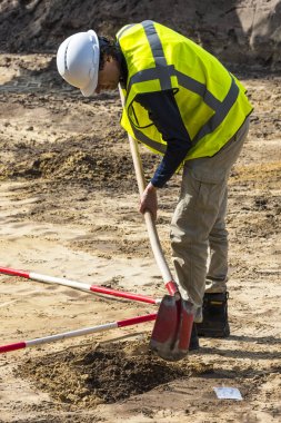 Arkeoloji kazı Driebergen adam