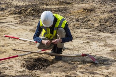 Archeology Excavation Driebergen clipart