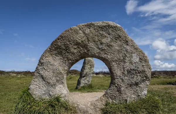 Standing Stones Men-an-Tol Cornwall — Stock Photo, Image