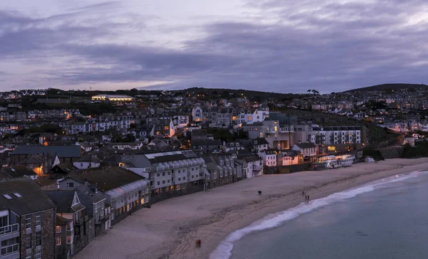 Plage Saint Ives Soirée — Photo