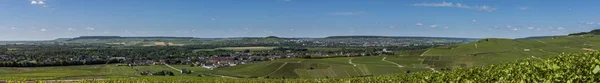 Panorama-Epernay-Weinberge — Stockfoto