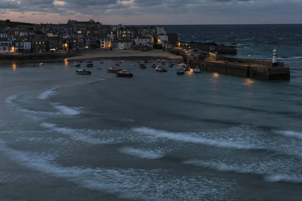 Saint Ives Nuages Nuit — Photo