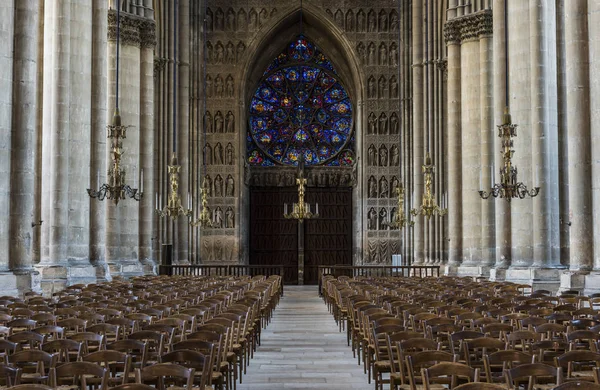 Katedral Reims gül pencere