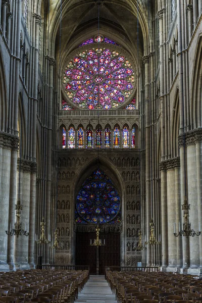 Cathédrale de Reims Rose Windows — Photo