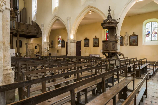 Hautvillers interieur kerk — Stockfoto