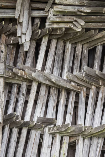 Tumpukan Pasak Hay di Barn — Stok Foto
