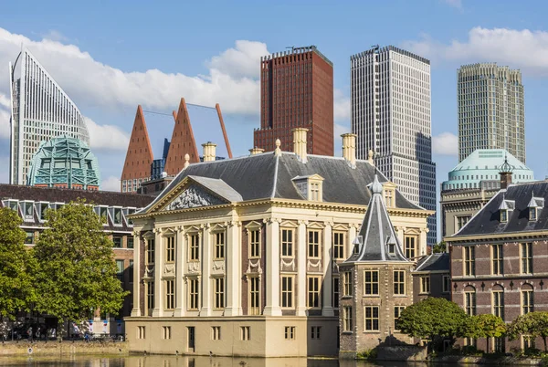 Torentje a mrakodrapy v Haagu — Stock fotografie