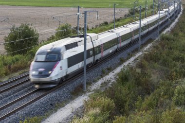 Train TGV in France clipart