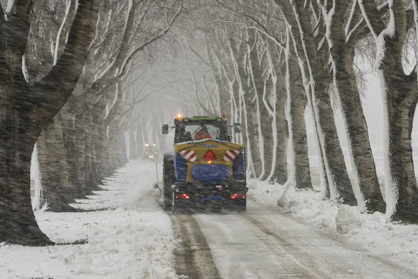 Arado de nieve Streefkerk — Foto de Stock