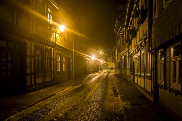 Casas de Madera Media Wernigerode — Foto de Stock