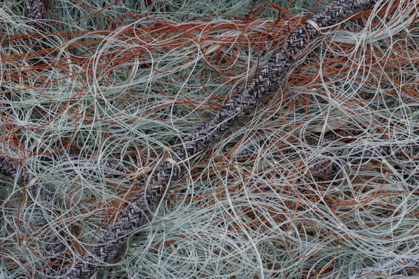 Green Fishing Net Kroatië — Stockfoto