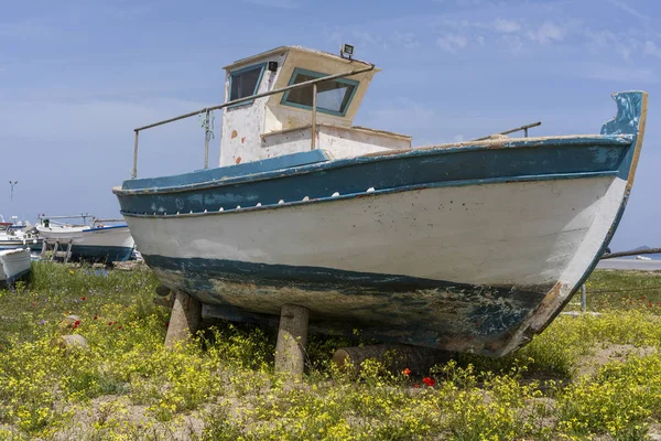 Cantiere navale Lerissos Grecia — Foto Stock