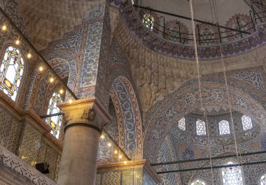Tavan Mavi Mosk İstanbul Türkiye