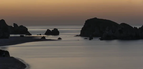 Μαύρη Θάλασσα Sunset Imrenli Τουρκία — Φωτογραφία Αρχείου