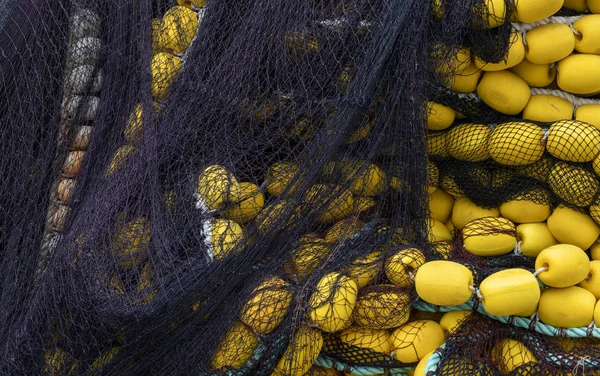 Fishing Net Yellow Buoys Sinop — Stock Photo, Image