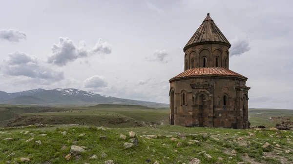 Ciudad de Ani Iglesia Armenia Montaña —  Fotos de Stock