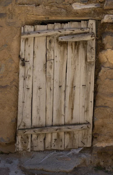 Kandovan Iran Old Wooden门 — 图库照片