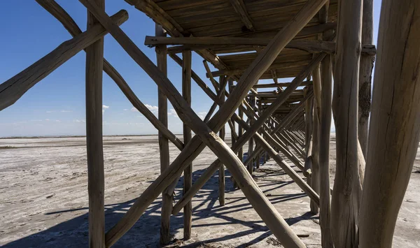 Lago Urmia Irán Jetty — Foto de Stock