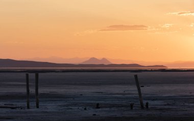 Urmia Tuz Gölü Dağları İran Üç Polonyalı