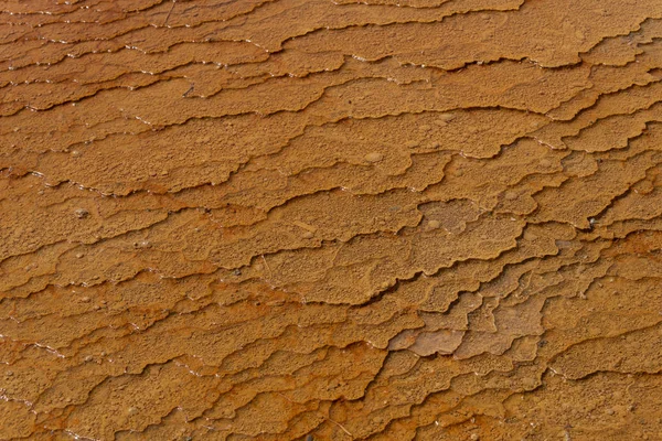 Badab-e Suurt Waterspring Irán Naranja —  Fotos de Stock