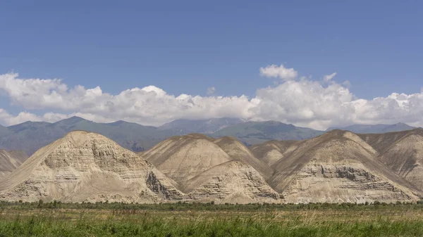Montanhas Brancas Verão Kazarman Quirguistão — Fotografia de Stock