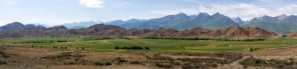 Panorama Mountains Ottuk Issyk Kul Kyrgyzstan — Stock Photo, Image