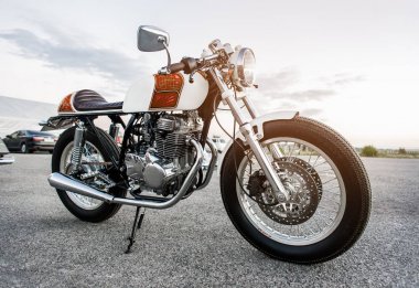 Vintage motosiklet fotoğrafı