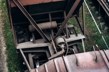 Tren bağlantısı, üstten görünüm fotoğraf