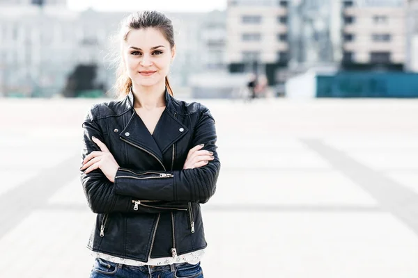 Retrato Una Hermosa Chica Negro — Foto de Stock