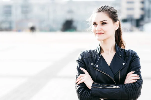 Retrato Una Hermosa Chica Negro — Foto de Stock