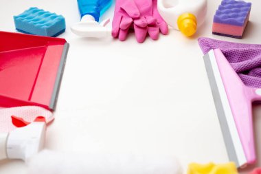  Household accessories : neatly laid out on the table.  Copy spa