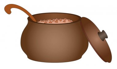 toprak kap lapa ile