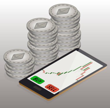 sikke ethereum telefonun solunda